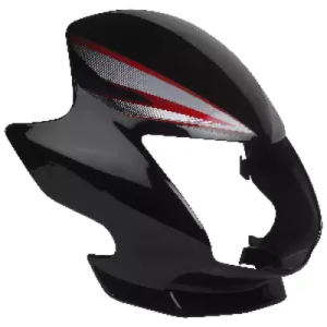 Visor For Shine Om Black Red
