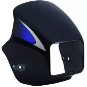 Visor For Splendor Plus Cut Black Blue