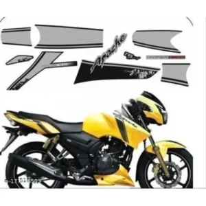 Sticker Kit tvs Apache Rtr 160cc tank Color yellow
