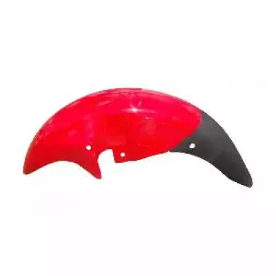 Front Mudguard Red Black For Hero Passion Plus Aw