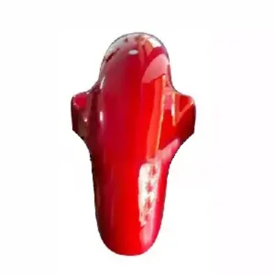 Front Mudguard Red Orange For Hero Splendor Pro Glass