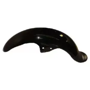 Front Mudguard Silver Black For Bajaj Avenger