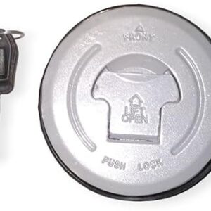 Fuel Tank Cap glamur Type With Lock For Hero Super Splendor N m product image