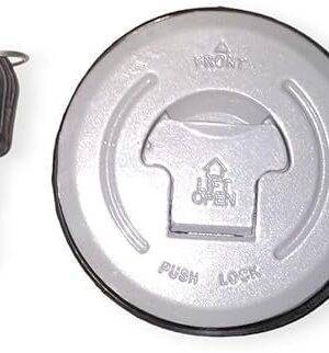 Fuel Tank Cap glamur Type With Lock For Hero Super Splendor N m product image