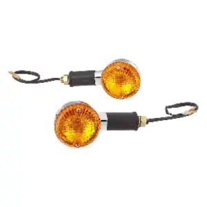 Uno Minda Il 7017b Amber Lens Blinker Lamp Assembly Front Rh For Royal Enfield Bullet set Of 2 Pcs product image