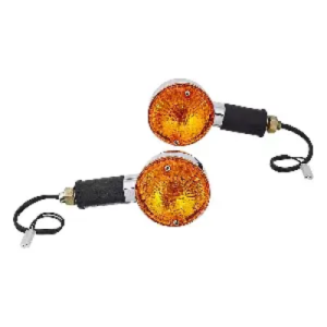 Uno Minda Il 7017cua Amber Lens Blinker Lamp Assembly Rh For Bullet Classic set Of 2 Pcs product image