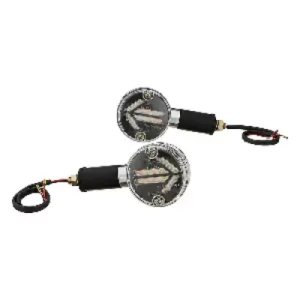 Uno Minda Il 7017led Amber Lens Blinker Lamp Assembly Lh rh For Royal Enfield Bullet set Of 2 Pcs product image