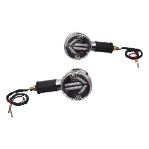 Uno Minda Il 7018led Blue And White Blinker Lamp Assembly Lh rh For Royal Enfield Bullet set Of 2 Pcs product image