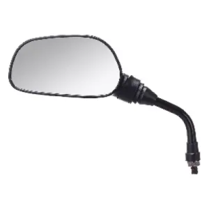 Uno Minda Rv 1002l Rear View Mirror Shatterproof Glass For Bajaj Pulsar Dtsi black product image