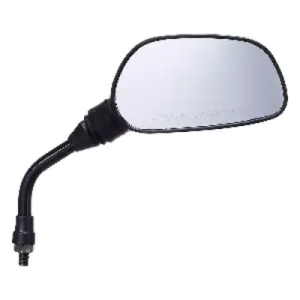 Uno Minda Rv 1002r Rear View Mirror Shatterproof Glass For Bajaj Pulsar Dtsi black product image
