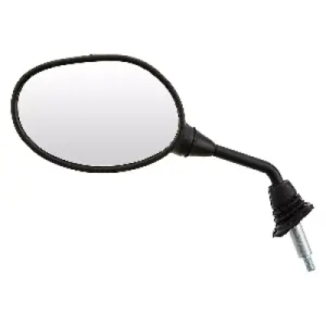 Uno Minda Rv 4002bl Rear View Mirror With Rubber Cap For Honda Activa New Model black product image