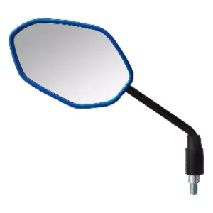 Uno Minda Rv 4004l blue Rear View Mirror Shatterproof Glass For Honda Dream Yuga Livo blue product image