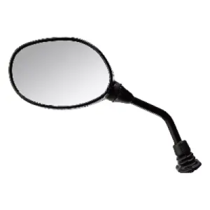 Uno Minda Rv 5013lh blk Rear View Mirror Shatterproof Glass For Hero Pleasure black product image