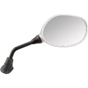 Uno Minda Rv 5013rh slvr  shatterproof Rear View Mirror Silver  for Hero Pleasure product image