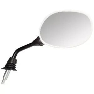 Uno Minda Rv 5013rh wht  shatterproof Rear View Mirror White  for Hero Pleasure product image