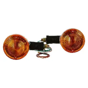 Uno Minda Td 5003a Amber Lens Blinker Lamp Assembly Rear Lh rh For Yamaha Rx100 set Of 2 Pcs product image