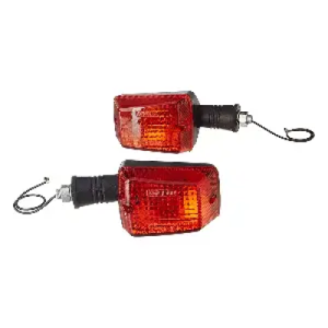 Uno Minda Td 5008 Amber Lens Blinker Lamp Assembly Front Lh rh For TVS Shogun set Of 2 Pcs product image