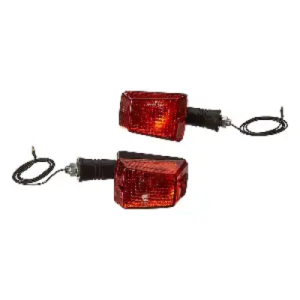 Uno Minda Td 5008a Amber Lens Blinker Lamp Assembly Rear Lh rh For TVS Shogun set Of 2 Pcs product image