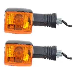 Uno Minda Td 5009c Amber Lens Blinker Lamp Assembly Rear For Hero Honda Splender Plus set Of 2 Pcs product image