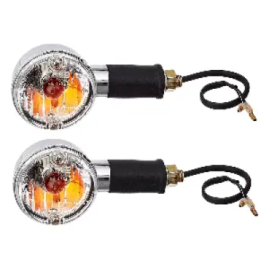 Uno Minda Td 5009cr Amber Lens Blinker Lamp Assembly Rear Rh For Hero Honda Splender Plus set Of 2 Pcs product image