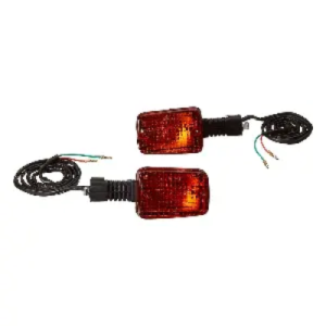 Uno Minda Td 5017ar Amber Lens Blinker Lamp Assembly Rear Rh For Hero Cd 100ss set Of 2 Pcs product image