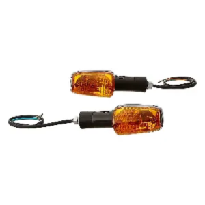 Uno Minda Td 5028d Amber Lens Blinker Lamp Assembly Front Lh rh For Hero Cd Deluxe set Of 2 Pcs product image