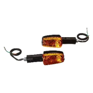 Uno Minda Td 5028dl Amber Lens Blinker Lamp Assembly Front Lh For Hero Cd Deluxe set Of 2 Pcs product image
