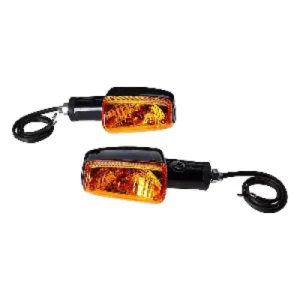 Uno Minda Td 5028e Amber Lens Blinker Lamp Assembly Rear Lh rh For Hero Cd Deluxe set Of 2 Pcs product image