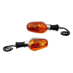 Uno Minda Td 5031 Amber Lens Blinker Lamp Assembly Front Lh rh For TVS Victor set Of 2 Pcs product image