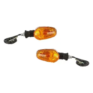 Uno Minda Td 5034ar Amber Lens Blinker Lamp Assembly Rear Rh For TVS Star City set Of 2 Pcs product image