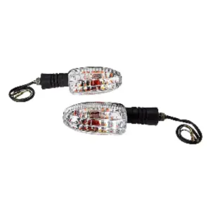 Uno Minda Td 5036br Natural Lens Blinker Lamp Assembly For Bajaj Platina Front Rh product image