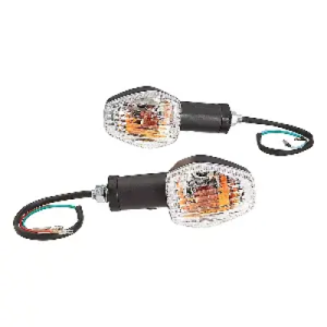 Uno Minda Td 5038b Natural Lens Blinker Lamp Assembly Front Lh rh For Hero Glamour set Of 2 Pcs product image