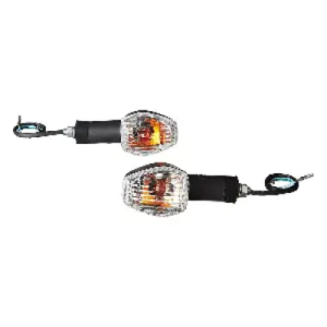 Uno Minda Td 5038cr Natural Lens Blinker Lamp Assembly Rear Rh For Hero Glamour set Of 2 Pcs product image