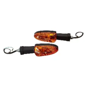 Uno Minda Td 5040 Amber Lens Blinker Lamp Assembly Front Lh rh For TVS Apache set Of 2 Pcs product image