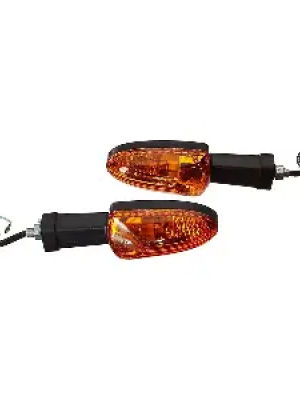 Uno Minda Td 5040 Amber Lens Blinker Lamp Assembly Front Lh rh For TVS Apache set Of 2 Pcs product image