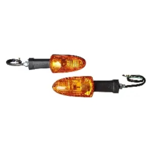 Uno Minda Td 5040a Amber Lens Blinker Lamp Assembly Rear Lh rh For TVS Apache set Of 2 Pcs product image