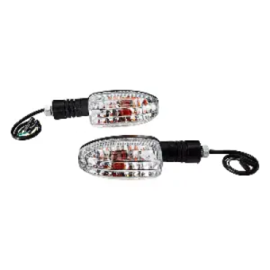 Uno Minda Td 5043c With M10 Bolt Natural Lens Blinker Lamp Assembly For Bajaj Platina Rear Lh rh product image