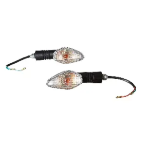 Uno Minda Td 5046 Natural Lens Blinker Lamp Assembly Front Lh rh For Honda Twister set Of 2 Pcs product image