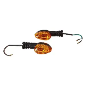 Uno Minda Td 5050 Amber Lens Blinker Lamp Assembly Front Lh rh For Yamaha Fz set Of 2 Pcs product image
