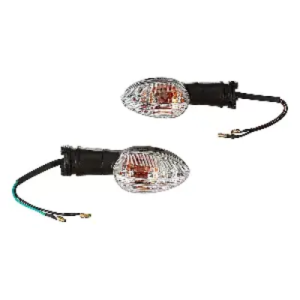 Uno Minda Td 5050b Clear Lens Blinker Lamp Assembly Front Lh rh For Yamaha R15 set Of 2 Pcs product image