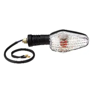 Uno Minda Td 5055 Natural Lens Blinker Lamp Assembly Front Lh rh For TVS Phoenix set Of 2 Pcs product image