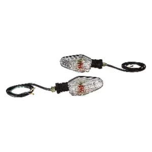 Uno Minda Td 5055a Natural Lens Blinker Lamp Assembly Rear Lh rh For TVS Phoenix set Of 2 Pcs product image