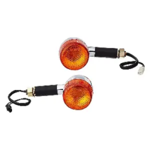Uno Minda Td 5057a Amber Lens Blinker Lamp Assembly Rear Lh rh For Bullet Thunderbird New Model set Of 2 Pcs product image