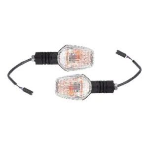 Uno Minda Td 5065 Natural Lens Blinker Lamp Assembly Front Lh rh For TVS Radeon set Of 2 Pcs product image