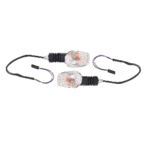 Uno Minda Td 5065a Natural Lens Blinker Lamp Assembly Rear Lh rh For TVS Radeon set Of 2 Pcs product image