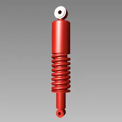 Rear Shock Absorber for Splendor Pro Cherry Red