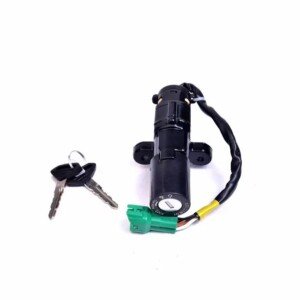 Ignition Switch 4 Pin Green Coupler For Bajaj Discover 135cc Spark Minda