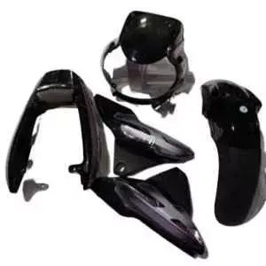 Black Purple Full Body Kit For Bajaj Discover 125cc U21