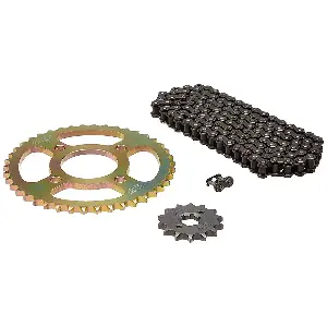 Uno Minda Ch 1008 Chain Sprocket Kit R428 Size 120l 14t 42t 4h Ã for Bajaj Discove